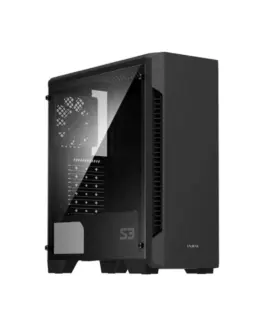 Zalman кутия за компютър S3 TG ATX Mid Tower кутия за компютър TG fan