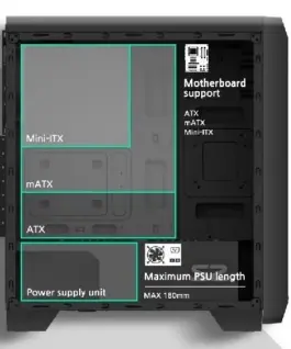 Alternative view of Zalman ZALMAN S2 TG ATX Mid To wer кутия за компютър TG fan x3