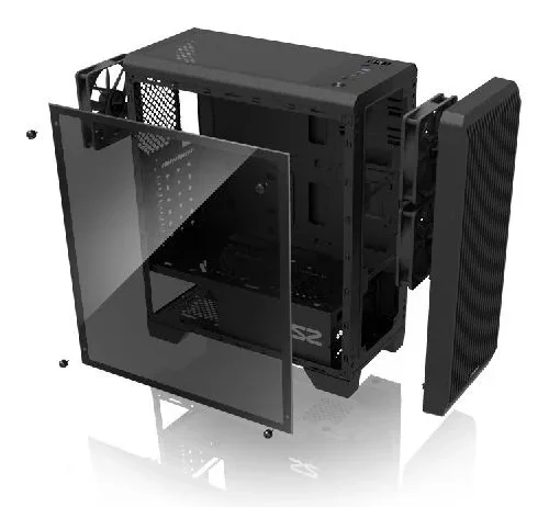 Zalman ZALMAN S2 TG ATX Mid To wer кутия за компютър TG fan x3