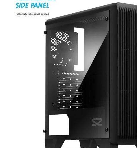 Zalman ZALMAN S2 ATX Mid Tower кутия за компютър 120mm fan
