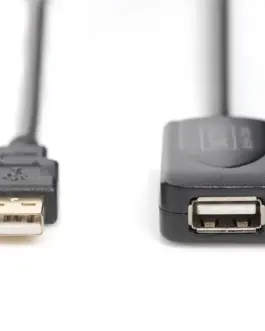 Alternative view of Digitus USB 2.0 Repeater кабел, USB A M / A F length 5m