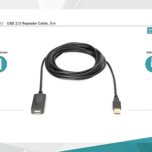 Digitus USB 2.0 Repeater кабел