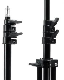 Alternative view of Maclean Stand for 12 ring light Maclean MC-163