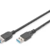 Digitus удължителен кабел USB 3.0 SuperSpeed Type USB A/USB A/Z черен 30m