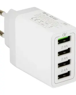 BLOW BLOW мрежово зарядно z gn.USBx4 QC3.0 30W