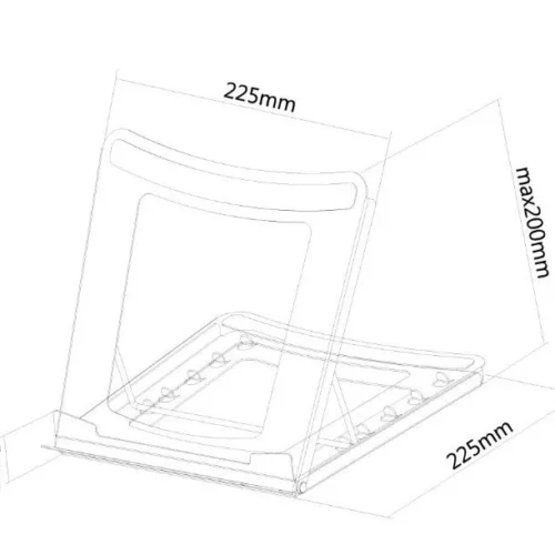Neomounts Лаптоп Stand NSLS075черен