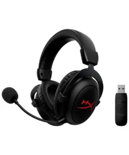 Alternative view of Геймърски безжични слушалки HyperX Cloud II Core Микрофон, Черно