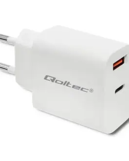Qoltec зарядно 18W 5-12V, 1.5-3A, USB C