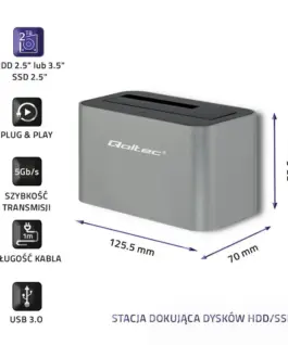 Qoltec Docking station HDD/SSD