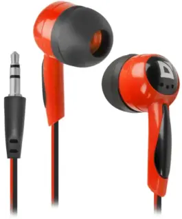 Defender EARPHONES BASIC 604 черен-червен