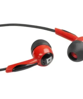 Alternative view of Defender EARPHONES BASIC 604 черен-червен