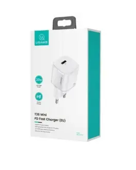 Alternative view of USAMS USAMS Phone зарядно 1x USB-C T36 20W PD3.0 Fas