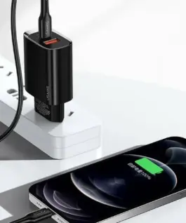 USAMS Usams phone зарядно 1xU SB-C+1xUSB T35 20W PD3.