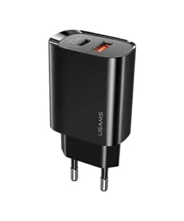 USAMS Usams phone зарядно 1xU SB-C+1xUSB T35 20W PD3.