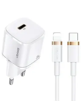 USAMS Usams phone зарядно T36 1xUSB-C+Lightning PD3.0