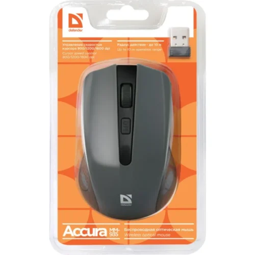 Defender OPTICAL MOUSE ACCURA MM-935 RF GRAY