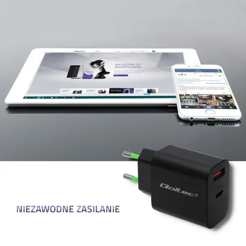 Qoltec зарядно 18W 5-12V