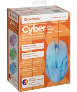 Defender OPTICAL мишка CYBER MB560L бял