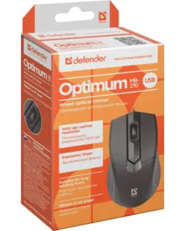 Alternative view of Defender OPTICAL мишка OPTIMUM MB-270