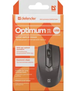 Defender OPTICAL мишка OPTIMUM MB-270