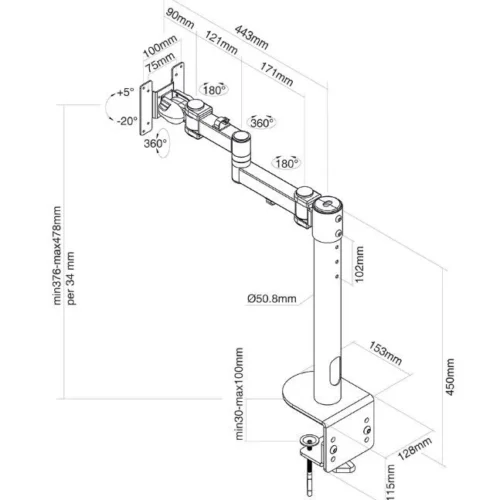 Neomounts FPMA-D960черенP
