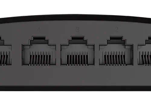 Alternative view of D-Link DGS-1005D switch L2 5x1GBE Desktop/Wall NO FAN