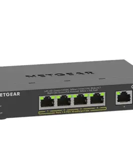 Alternative view of Netgear GS305EP switch unmanaged 5xGE (4xPoE+)