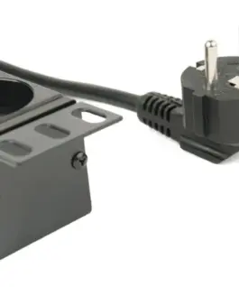 Alternative view of Gembird разклонител за шкаф (PDU), 8 gniazd typ Schuko, 1U, 16A, щепсел Schuko 3m