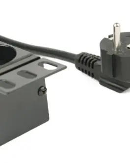 Alternative view of Gembird разклонител за шкаф (PDU), 8 gniazd typ Schuko, 1U, 16A, щепсел Schuko 3m