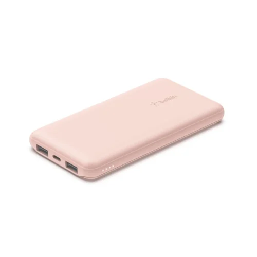 Belkin външна батерия 10 000mAh USB A & C 15W rose gold