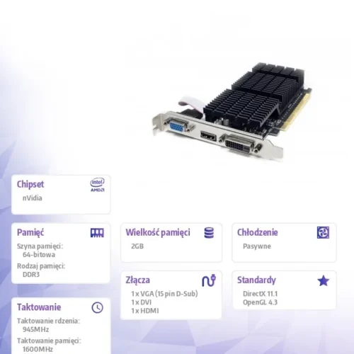 AFOX видео карта Geforce GT710 2GB DDR3