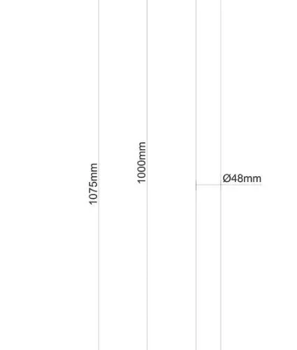 Neomounts NS-EP100черен extension pole ceiling