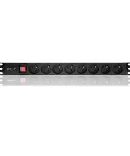 Qoltec Power strip for RACK 1U 16A