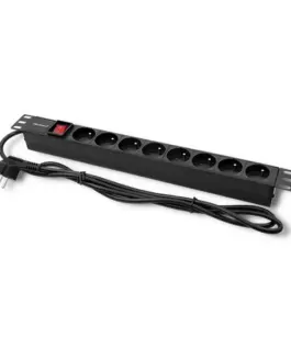 Qoltec Power strip for RACK 1U 16A