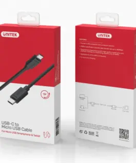 Unitek USB кабел Type-C microUSB