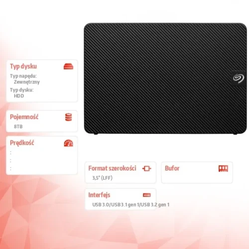 Seagate външен хард диск Expansion 8TB 3