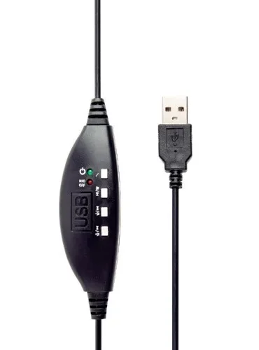 Gembird слушалки with microphone MHS-U-001 USB черен