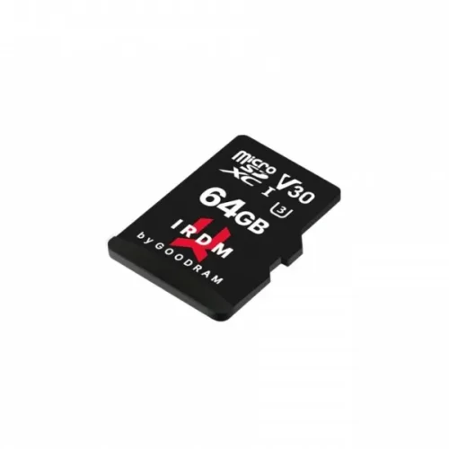Alternative view of GOODRAM microSD IRDM card 64GB UHS-I U3 адаптер