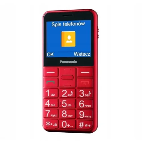 Panasonic Senior mobile phone KX-TU155 червен