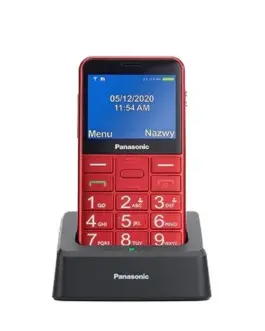 Panasonic Senior mobile phone KX-TU155 червен
