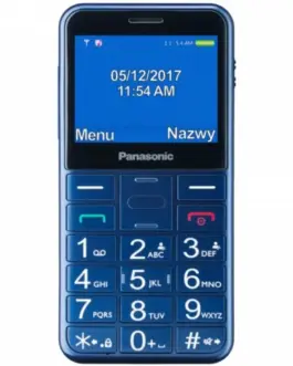 Alternative view of Panasonic Senior mobile phone KX-TU155 blue