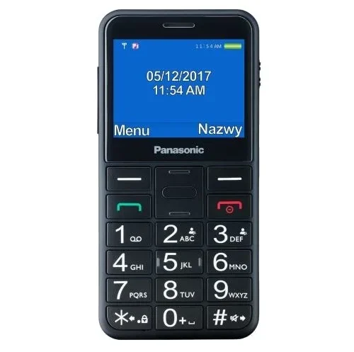 Alternative view of Panasonic Senior mobile phone KX-TU155 черен