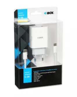 iBOX зарядно C-36 USB-C