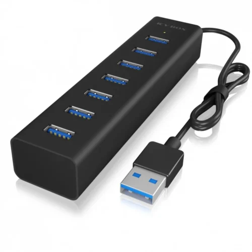 IcyBox ICY BOX IB-HUB1700-U3 7-Port USB HUB+powerada