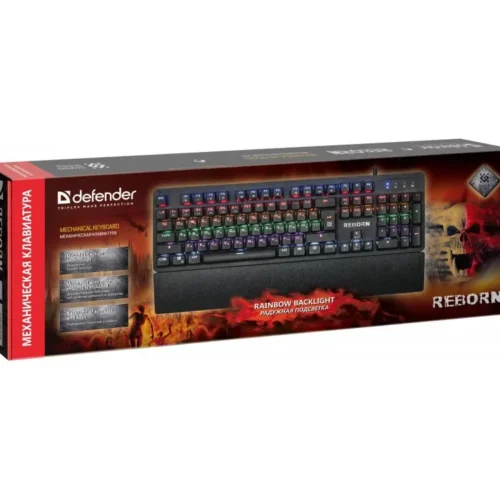 Alternative view of Defender Mechanical клавиатура Reborn GK-165GL