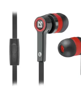 Defender Wiчервен earphones PULSE 420 черен-червен
