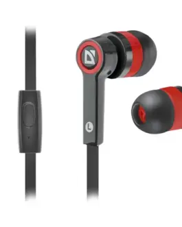 Defender Wiчервен earphones PULSE 420 черен-червен