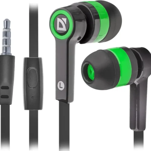 Defender Wiчервен earphones PULSE 420 черен-зелен
