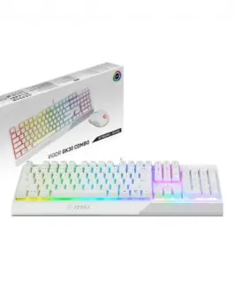 MSI Set Vigor GK30 Combo бял клавиатура + Mouse