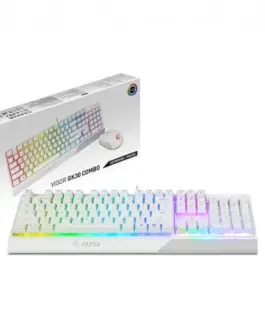 MSI Set Vigor GK30 Combo бял клавиатура + Mouse